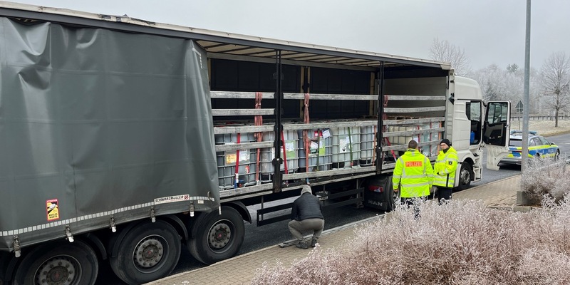 API-TH: Giftmülltransport gestoppt - Foto: presseportal.de