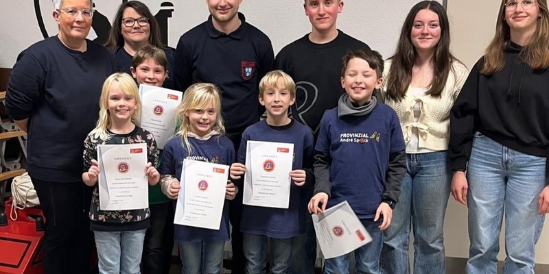 FW Beverungen: Erfolgreiches Jahr für die Kinderfeuerwehr Beverungen - Gruppe Herstelle - Foto: presseportal.de