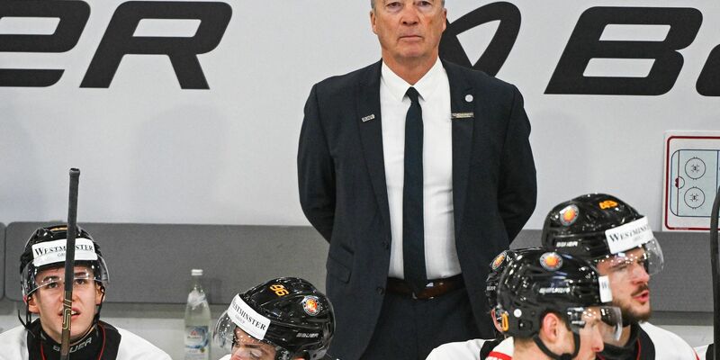 Das Perspektivteam der Eishockey-Nationalmannschaft verlor das erste von zwei Testspielen gegen die Slowakei. - Foto: Armin Weigel/dpa