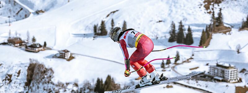 Stephanie Vernier ließ eine ganze Ski-Nation aufatmen. - Foto: Expa/Johann Groder/APA/dpa