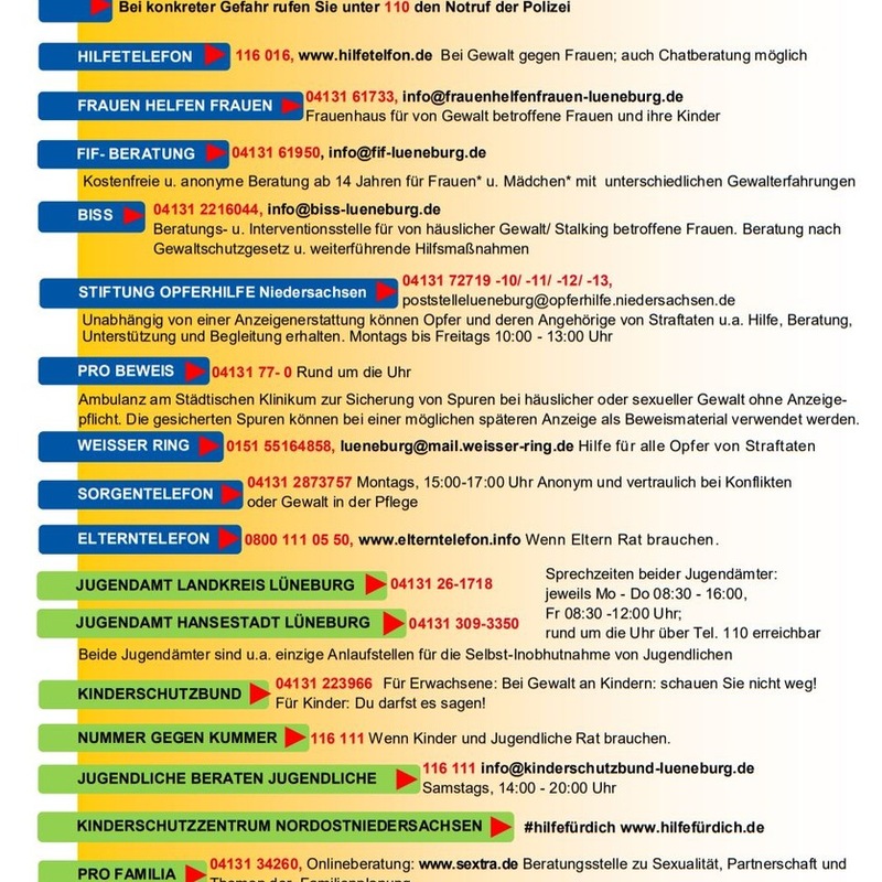 POL-LG: ++ Anhang zum Sachverhalt: Lüneburg - Häusliche Gewalt - Alkoholisierter Mann schlägt Frau - Hinweise ++ - Foto: presseportal.de