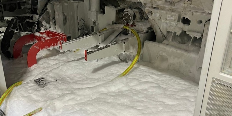 FW Bremerhaven: Brandmeldeanlage detektiert Maschinenbrand in holzverarbeitendem Betrieb - Foto: presseportal.de