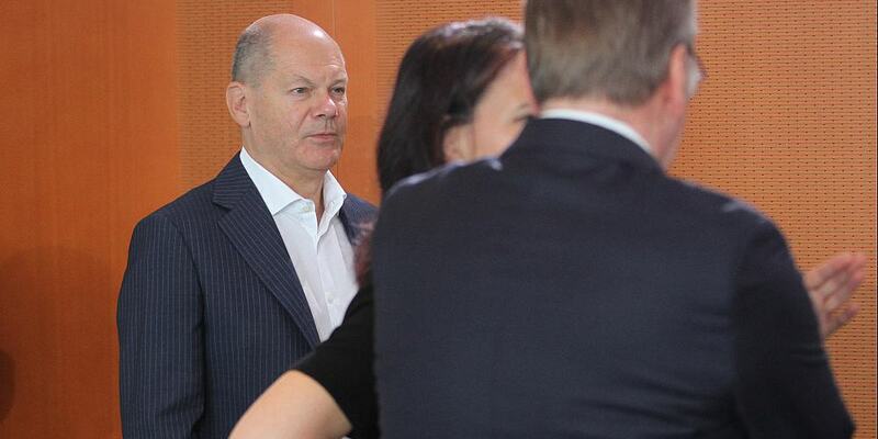 Scholz, Baerbock, Pistorius (Archiv) - Foto: über dts Nachrichtenagentur