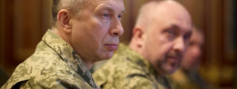 General Olexander Syrskyj kommandiert seit einem Jahr die ukrainische Armee. (Archivbild) - Foto: Ukrainisches Präsidentialamt/Pool/Planet Pix via ZUMA Press Wire/dpa