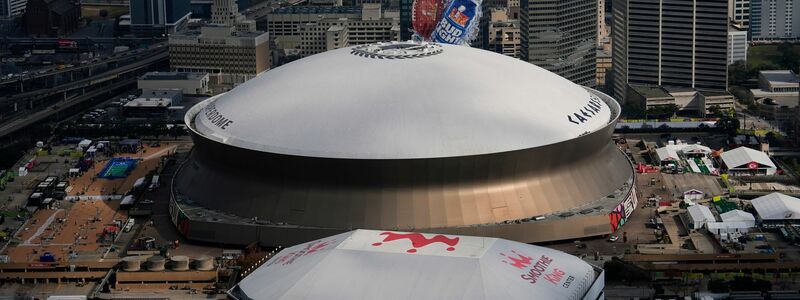 Der Superdome in Las Vegas ist schon zum achten Mal Austragungsort für einen Super Bowl - Foto: Julia Demaree Nikhinson/AP/dpa