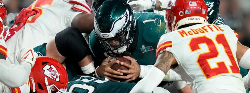 Hurts und die Eagles wollen es besser machen als vor zwei Jahren - Foto: Ashley Landis/AP/dpa