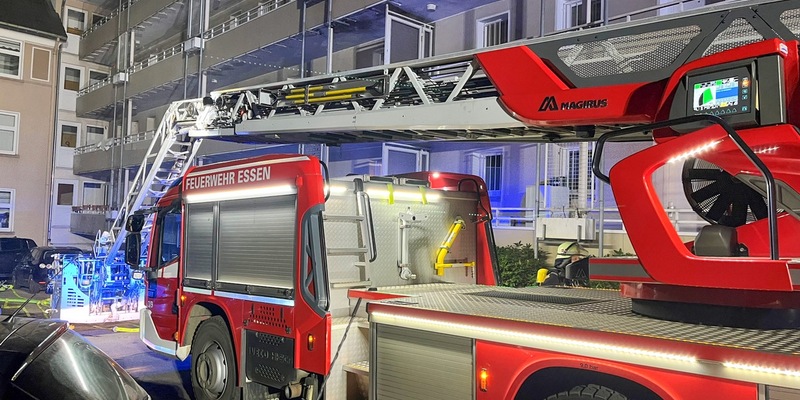 FW-E: Kellerbrand in Mehrfamilienhaus in Frohnhausen - keine Verletzten - Foto: presseportal.de