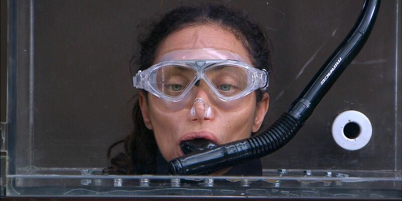 Lilly Becker in ihrer letzten Dschungelprüfung. - Foto: RTL/dpa