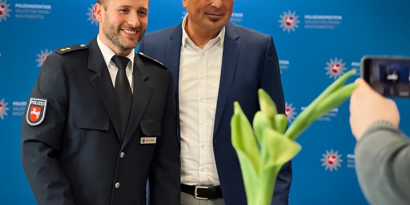POL-BS: Polizeikommissariat Wolfenbüttel begrüßt neuen Leiter: Niklas Meyer-Ulex seit 1. Februar im Amt - Foto: presseportal.de