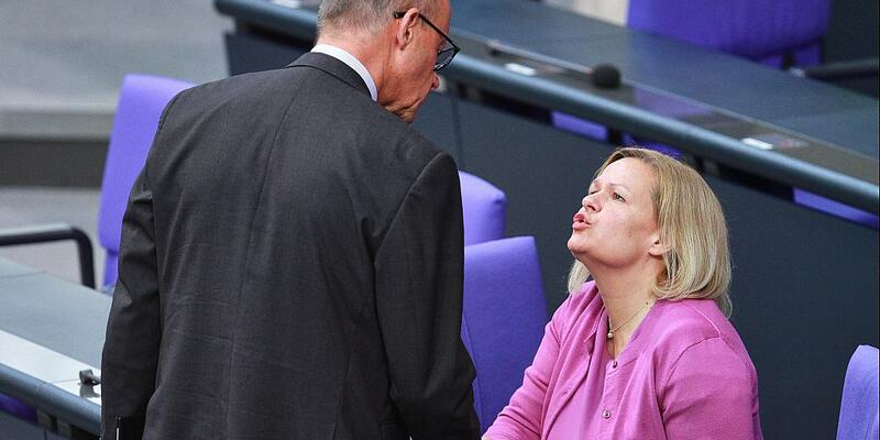 Friedrich Merz und Nancy Faeser (Archiv) - Foto: über dts Nachrichtenagentur