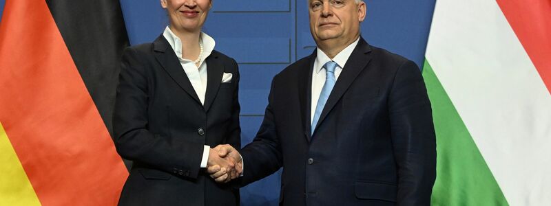 Das Treffen zwischen Weidel und Orban wurde inszeniert wie ein Staatsbesuch.  - Foto: Szilard Koszticsak/MTI/AP/dpa