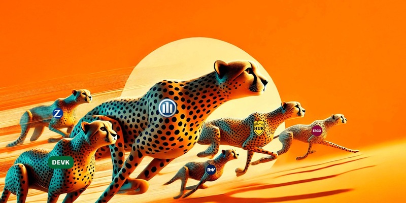 Allianz vorn, HUK holt auf: SEO-Benchmark der Top 10 Versicherungen in Deutschland 2025 - Foto: presseportal.de