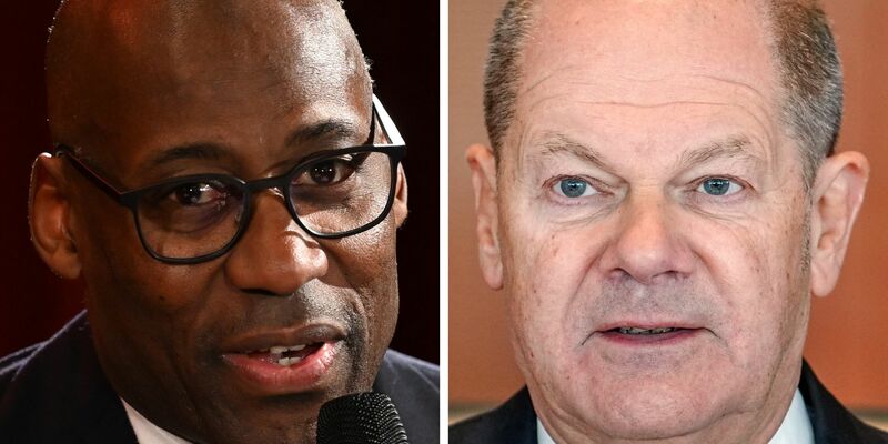 Kanzler Olaf Scholz nennt Berlins Kultursenator Joe Chialo auf einer Party einen Hofnarren. (Archivfoto) - Foto: Soeren Stache; Kay Nietfeld/dpa