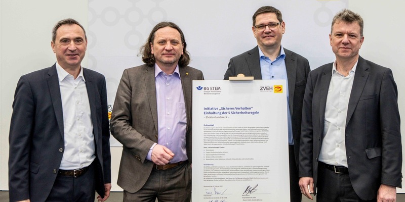 Arbeitssicherheit wird in E-Handwerken groß geschrieben - ZVEH und BG ETEM unterzeichnen Branchenvereinbarung - Foto: presseportal.de