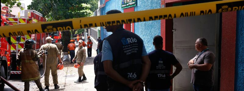 Ein Feuer hat in der Fabrik erheblichen Schaden angerichtet. - Foto: Tânia Rêgo/Agencia Brazil/dpa