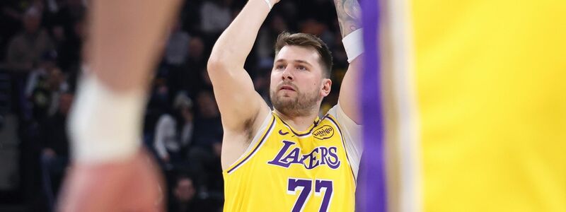 Muss bei den Lakers erst noch richtig ankommen: NBA-Star Luka Doncic. - Foto: Rob Gray/AP/dpa