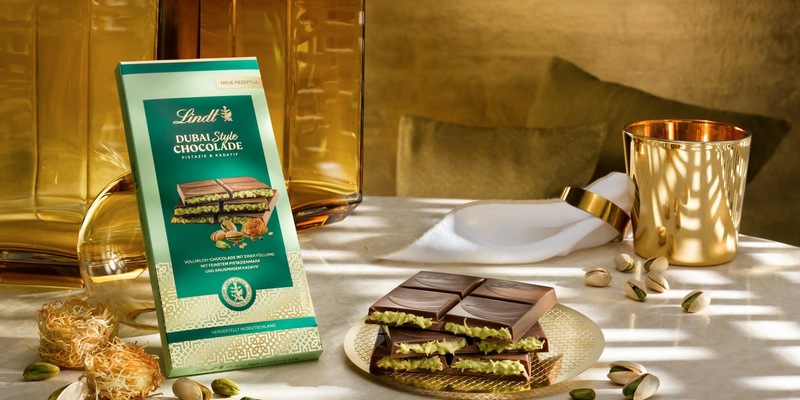 Viral, verführerisch, verfügbar: Die Lindt Dubai Style Chocolade kommt in den Supermarkt - Foto: presseportal.de