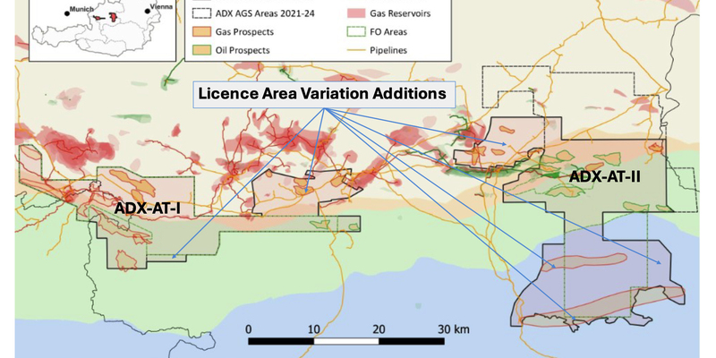 ADX justiert Lizenzgebiete in OÖ - Foto: ADX Energy über pressetext.de
