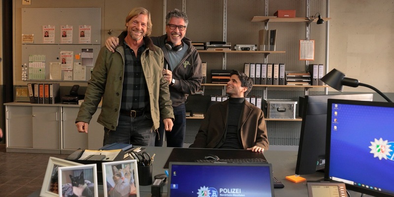 Henning Baum Wolfgang Groos Maximilian Grill Der letzte Bulle - Foto: SAT.1/Tom Trambow, presseportal.de