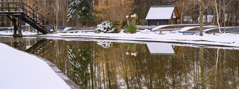 Kalt und frostig zeigt sich das Wetter. - Foto: Patrick Pleul/dpa/ZB