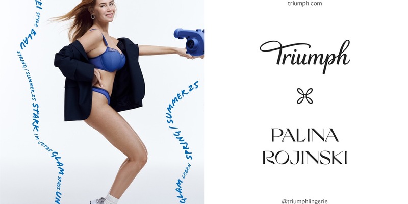 Die Everyday Styles aus der Triumph x Palina Rojinski ,,Cosmic Heartbeat Kollektion - Foto: presseportal.de