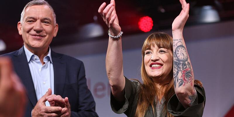 Jan van Aken und Heidi Reichinnek (Archiv) - Foto: über dts Nachrichtenagentur