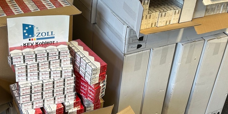 HZA-KO: Mehr als 200.000 Zigaretten beschlagnahmt - Foto: presseportal.de