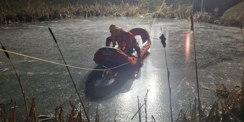 FW-LFVSH: Lebensgefahr: Warnung vor dem Betreten von Eisflächen - Foto: presseportal.de