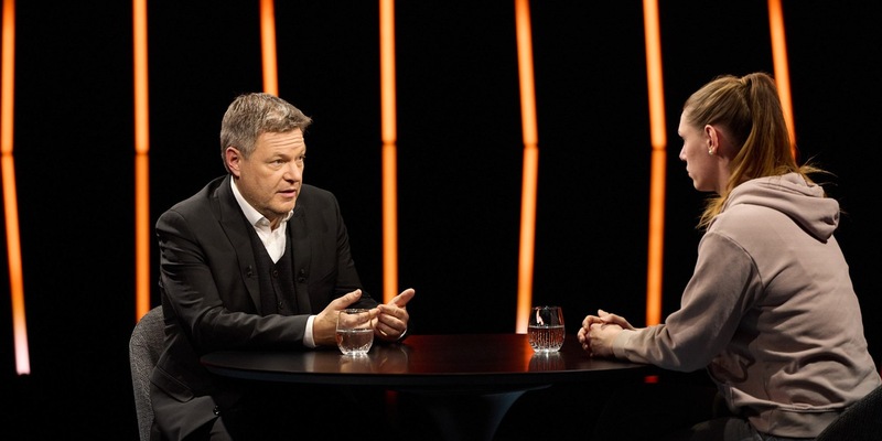 Robert Habeck Liska Wahl-Countdown - Foto: Joyn/Svenja Blobel, presseportal.de