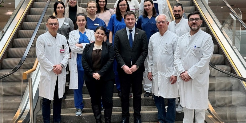 Über Austausch und Zukunftsperspektiven - Botschafter der Republik Nordmazedonien besucht den RHÖN-KLINIKUM Campus Bad Neustadt - Foto: presseportal.de