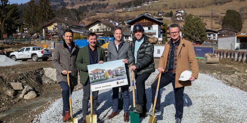 Spatenstich Wohnbauprojekt Mittersill - Foto: Neumayr über pressetext.de