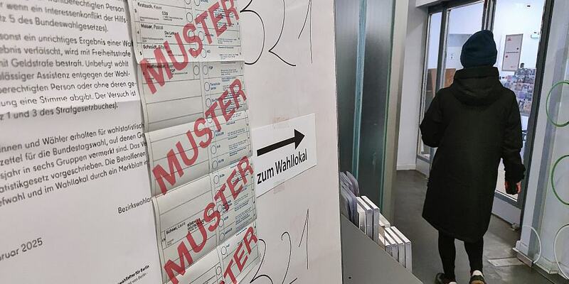 Wahllokal bei Bundestagswahl 2025 am 23.02.2025 - Foto: über dts Nachrichtenagentur