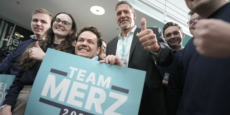 Friedrich Merz (CDU) hat beste Chancen Kanzler zu werden. - Foto: Michael Kappeler/dpa