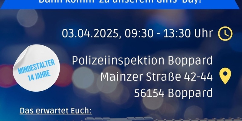 POL-PDKO: Girls' Day bei der Polizei Boppard - Foto: presseportal.de