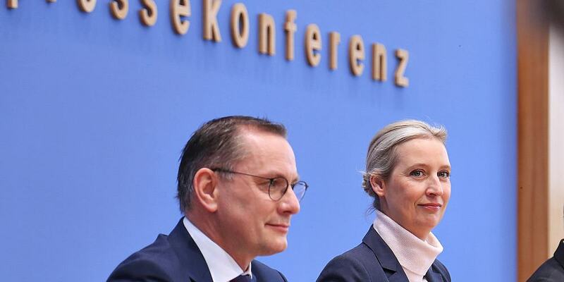 Tino Chrupalla und Alice Weidel am 24.02.2025 - Foto: über dts Nachrichtenagentur