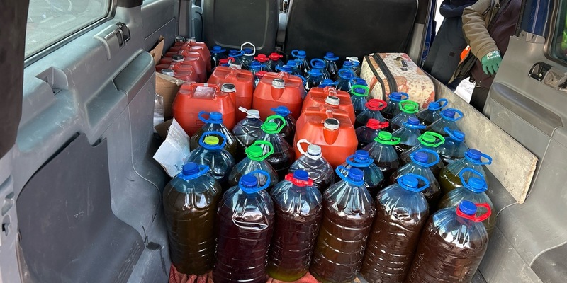 HZA-B: Behörde entdeckt Öl-Spur auf der Autobahn - 828 Liter Olivenöl sorgen für Aufsehen! - Foto: presseportal.de