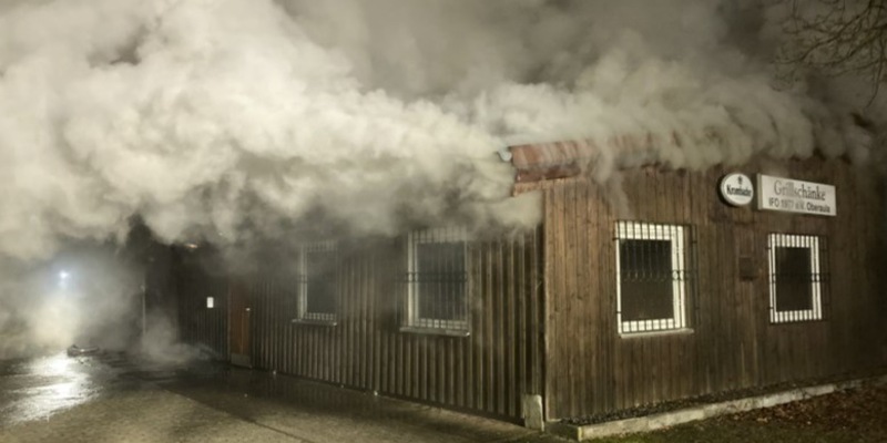 POL-HR: Brand einer Grillhütte in Oberaula - Polizei sucht Zeugen - Foto: presseportal.de