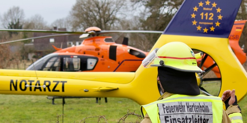FW-SE: Zwei verletzte Personen nach Einsturz einer Kellertreppe - Foto: presseportal.de