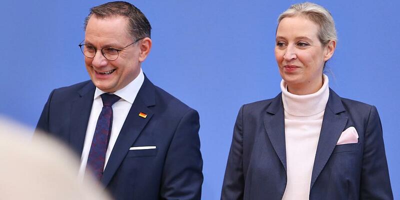 Tino Chrupalla und Alice Weidel am 24.02.2025 - Foto: über dts Nachrichtenagentur