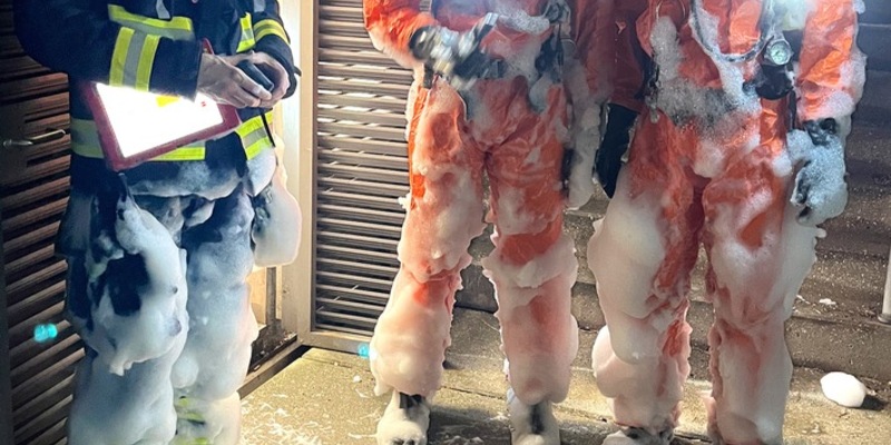 FW-M: Viel Schaum um Nichts (Moosach) - Foto: presseportal.de