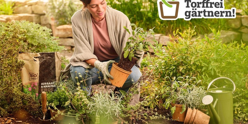 Torffrei gärtnern: Bundesweite Aktionswoche startet am 28. Februar / Gärtnern ohne Torf schützt Moore und das Klima - Breite Unterstützung von Erdenherstellern, Verbänden und Handel - Foto: presseportal.de