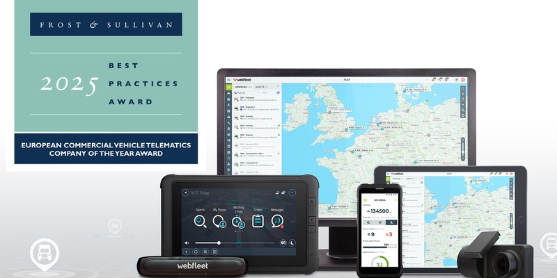 Frost & Sullivan kürt Webfleet zum europäischen Telematikunternehmen des Jahres 2025 - Foto: presseportal.de