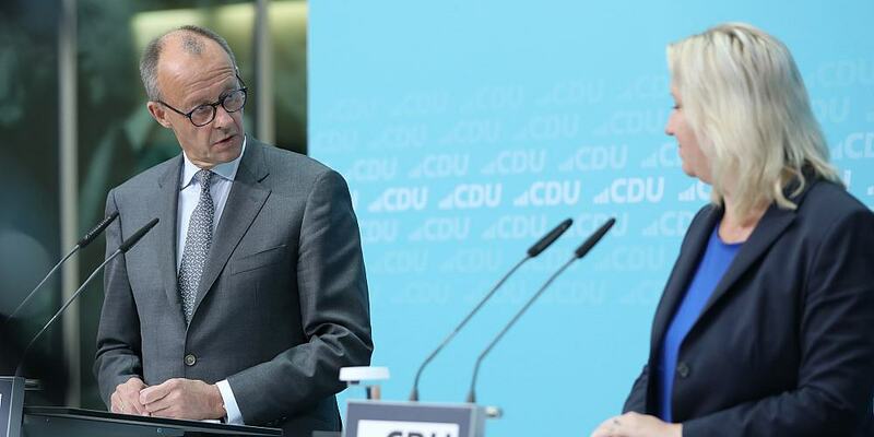 Friedrich Merz und Ines Claus (Archiv) - Foto: über dts Nachrichtenagentur