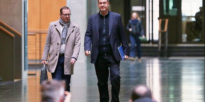 Martin Huber und Markus Söder (Archiv) - Foto: über dts Nachrichtenagentur