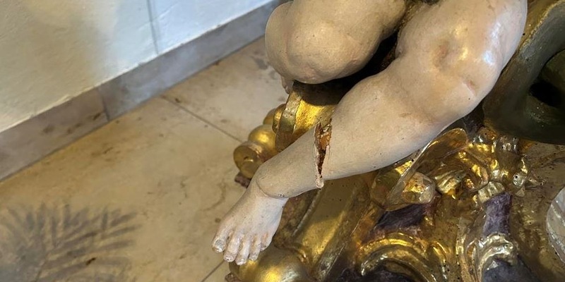 POL-PDLD: Venningen - Sachbeschädigung am Taufbecken - Foto: presseportal.de