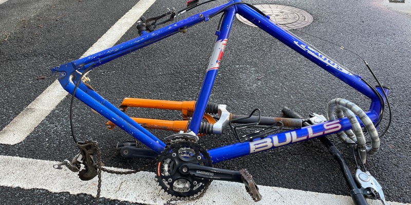 LPI-EF: Fahrradrahmen sucht Besitzer - Foto: presseportal.de