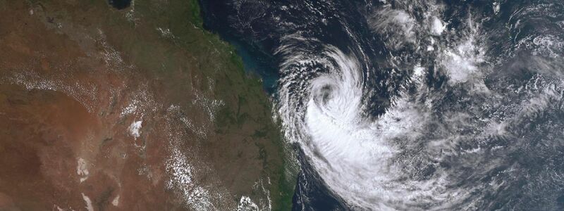 Wirbelsturm «Alfred» bewegt sich auf die Küste von Queensland zu.  - Foto: Bureau Of Meteorology/Bureau of Meteorology/dpa