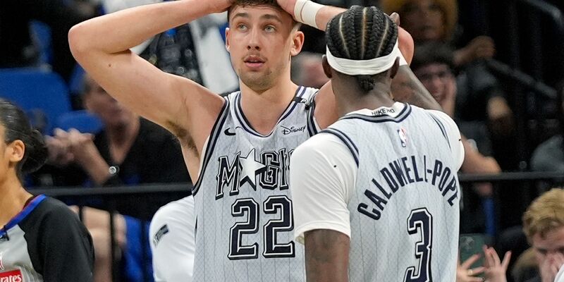 Wagner (r.) glänzte zum wiederholten Male als Topscorer für Orlando. - Foto: John Raoux/AP/dpa