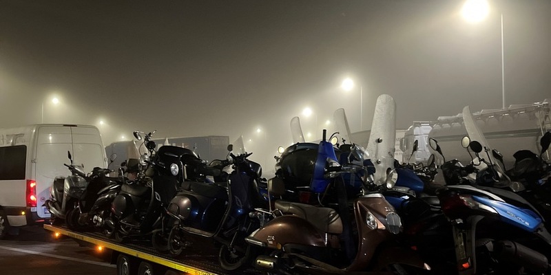 API-TH: 25 Kleinkrafträder waren wohl zu viel - Foto: presseportal.de