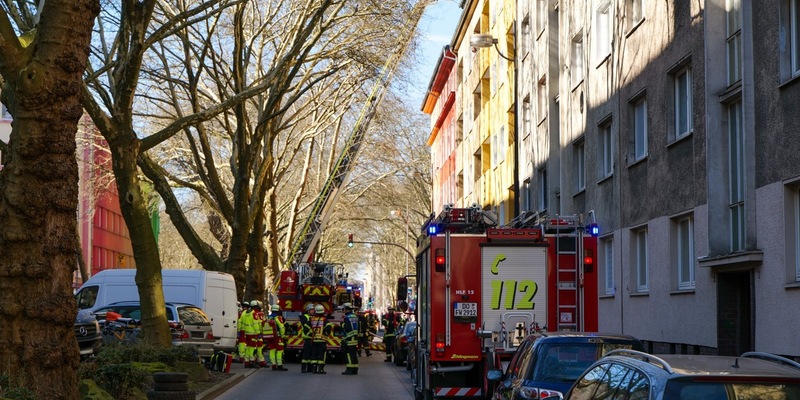 FW-DO: Weiteres Feuer innerhalb kurzer Zeit in der Nordstadt. - Foto: presseportal.de